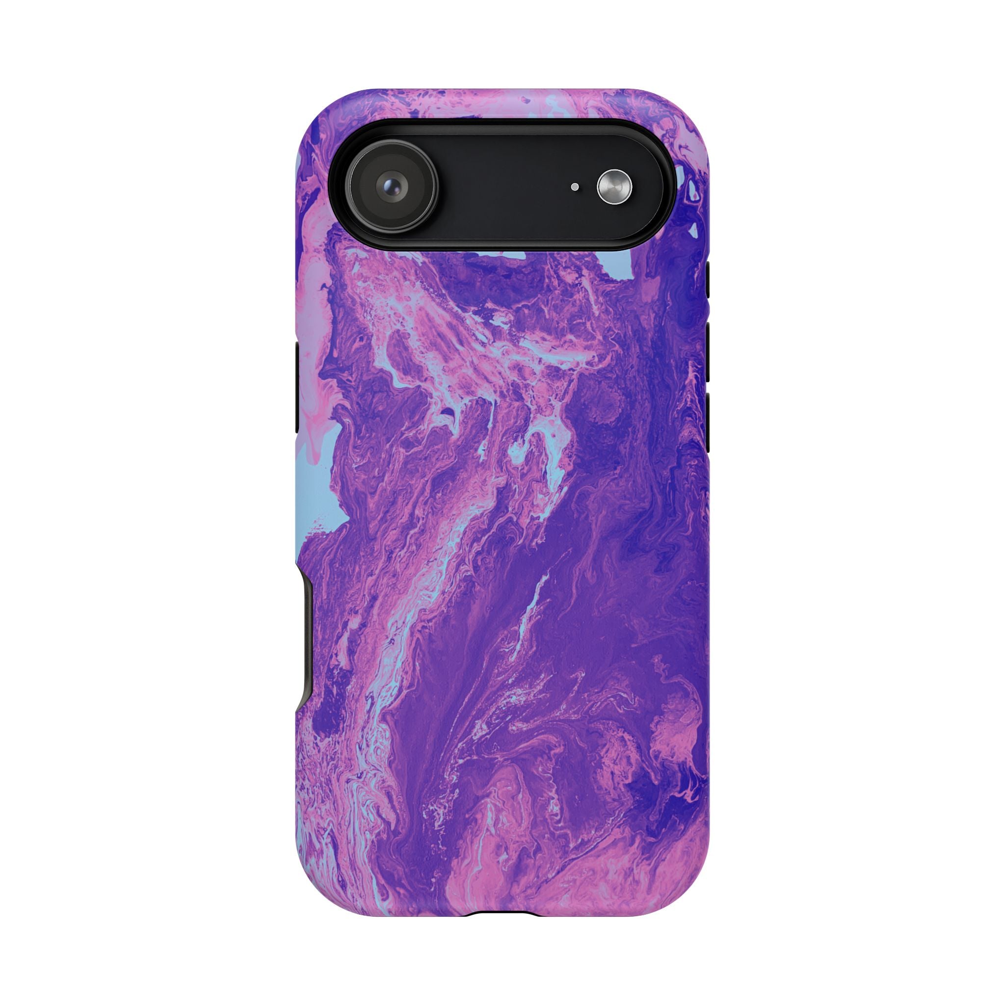 Bloom Fracture X MagSafe iPhone Case – Abstract Art Design, Shockproof for iPhone 14–17 Pro & Pro Max
