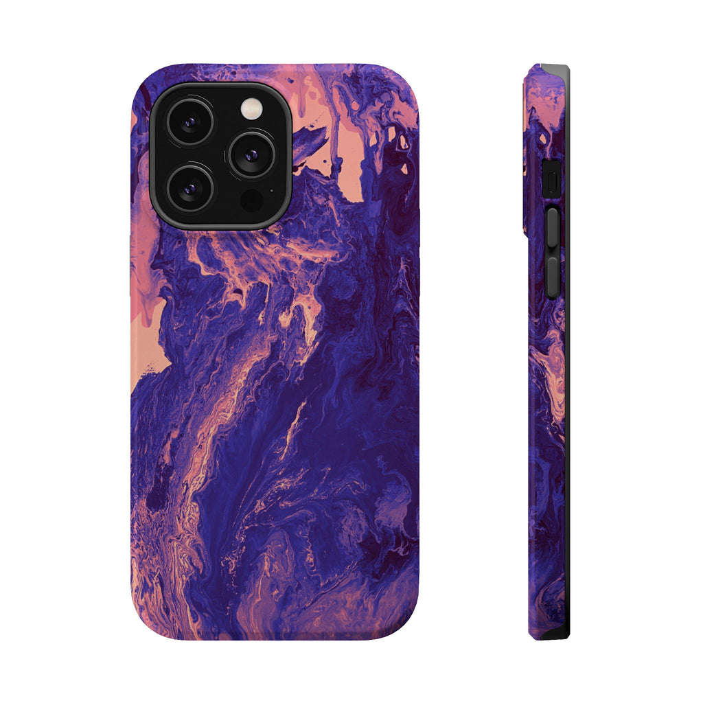 Void Nebula Collapse X MagSafe iPhone Case – Abstract Art Design, Shockproof for iPhone 14–17 Pro & Pro Max