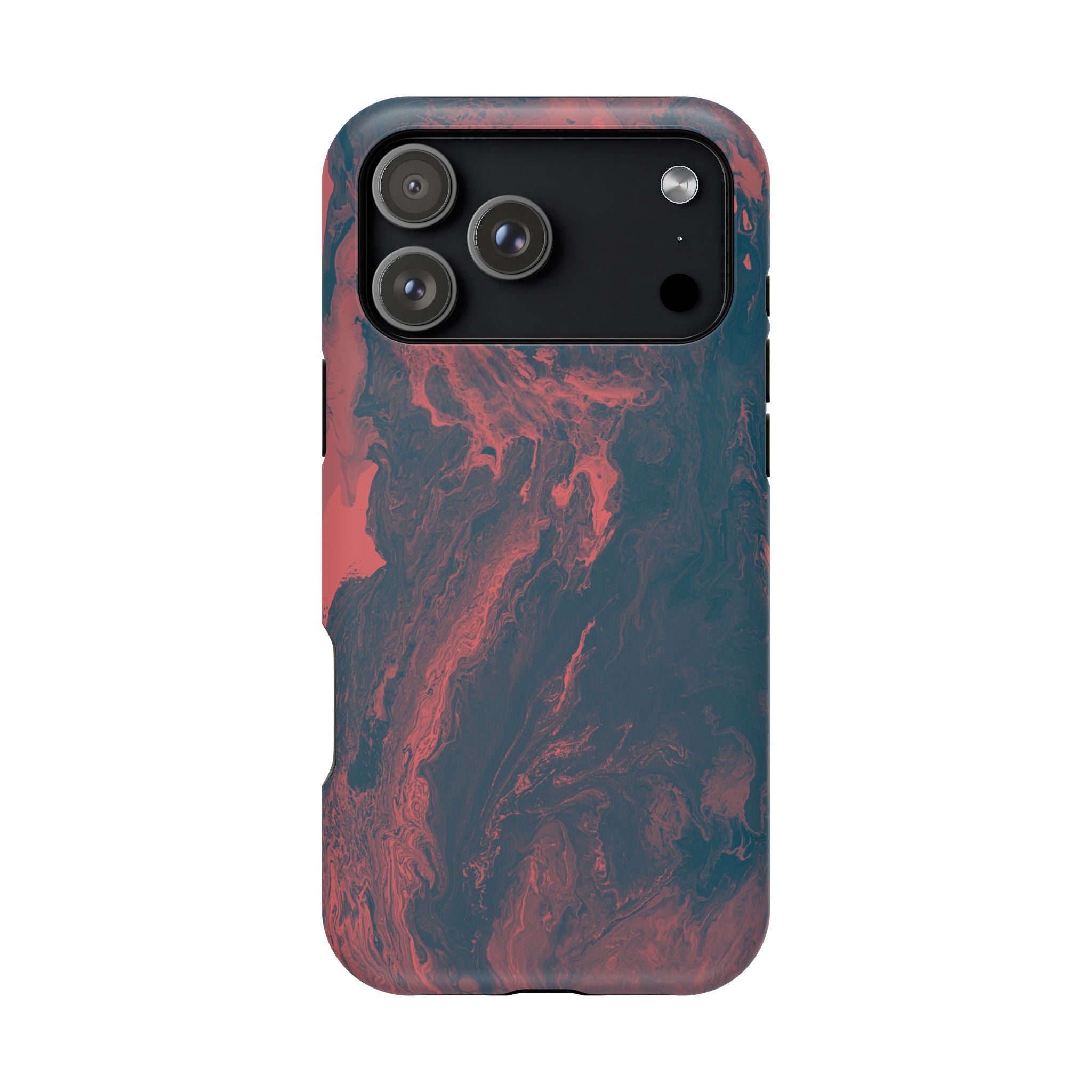 Eclipse Collapse X MagSafe iPhone Case – Abstract Art Design, Shockproof for iPhone 14–17 Pro & Pro Max