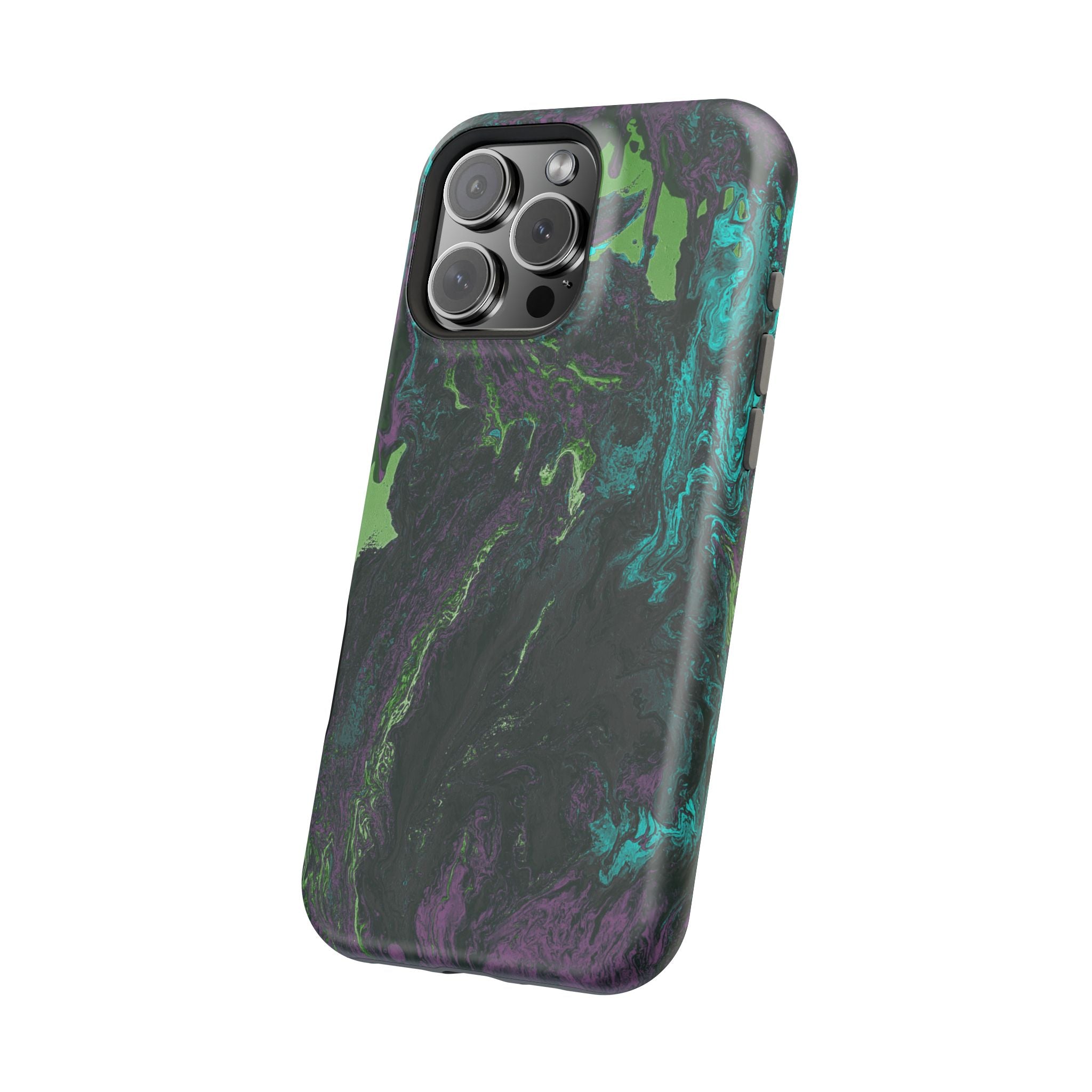 Phantom Surge X MagSafe iPhone Case – Abstract Art Design, Shockproof for iPhone 14–17 Pro & Pro Max