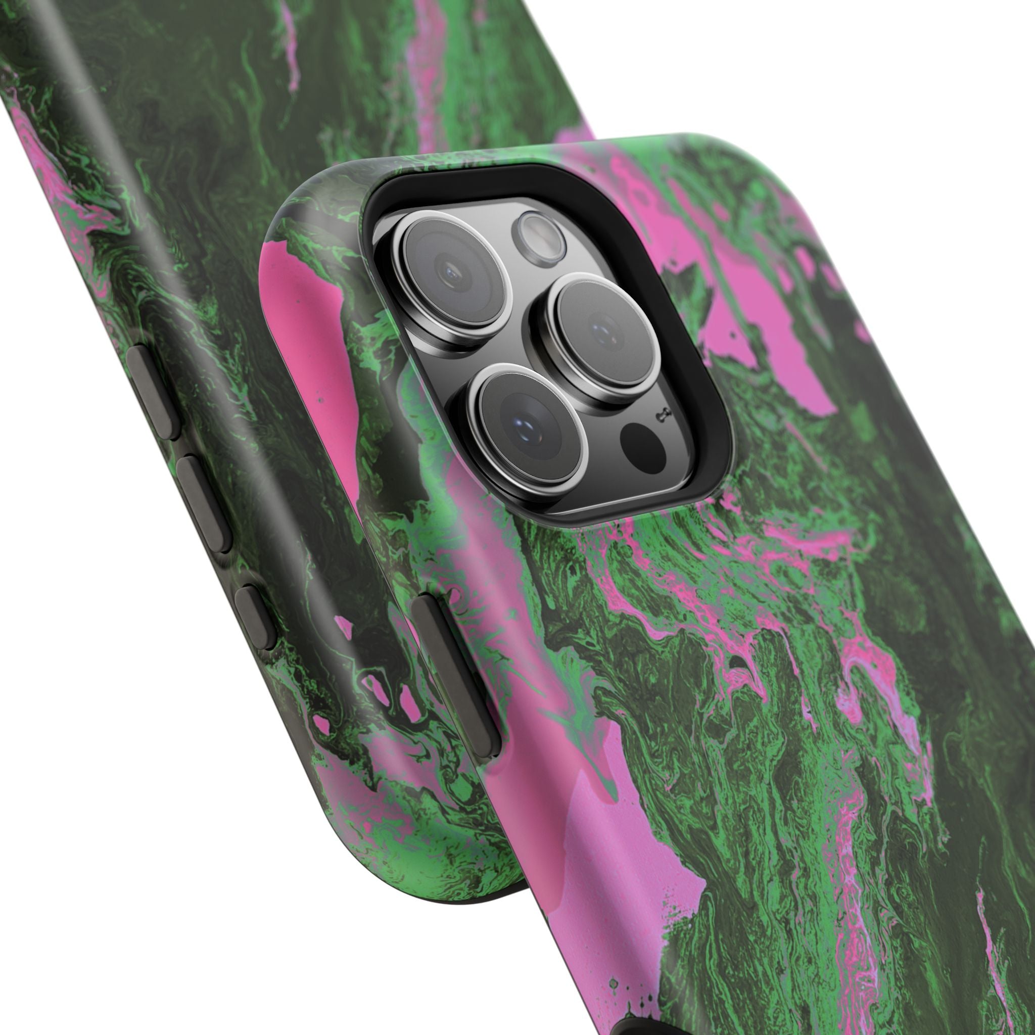 Oblivion Flow X MagSafe iPhone Case – Abstract Art Design, Shockproof for iPhone 14–17 Pro & Pro Max