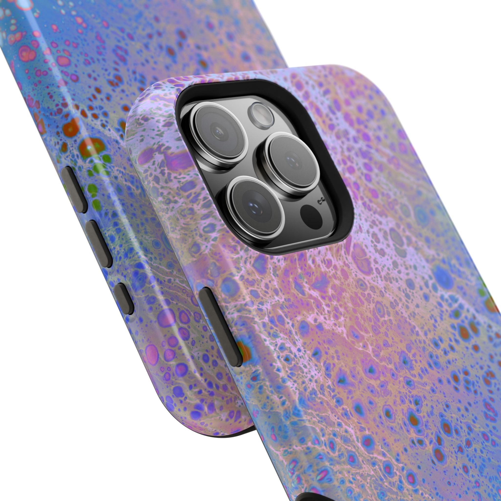 Frozen Vein MagSafe iPhone Case – Abstract Art Design, Shockproof for iPhone 14–17 Pro & Pro Max