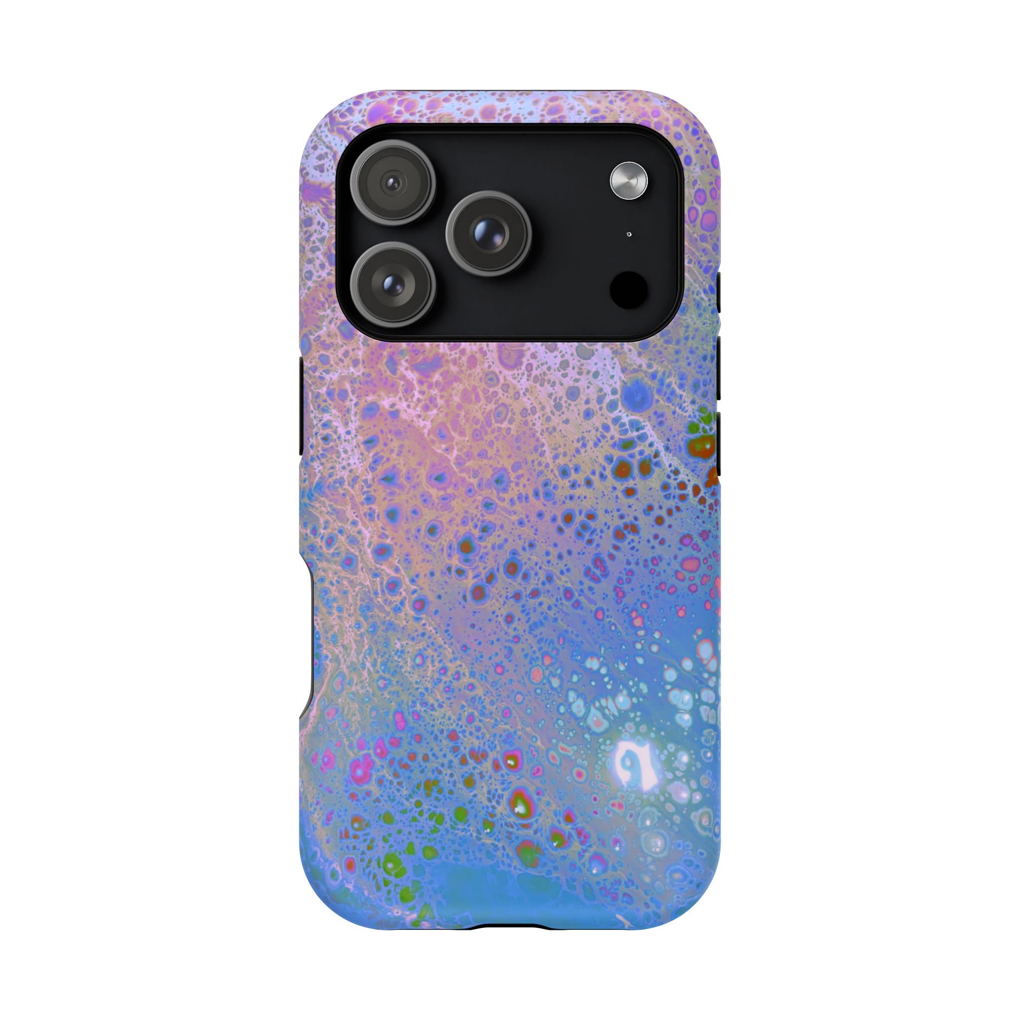Frozen Vein MagSafe iPhone Case – Abstract Art Design, Shockproof for iPhone 14–17 Pro & Pro Max