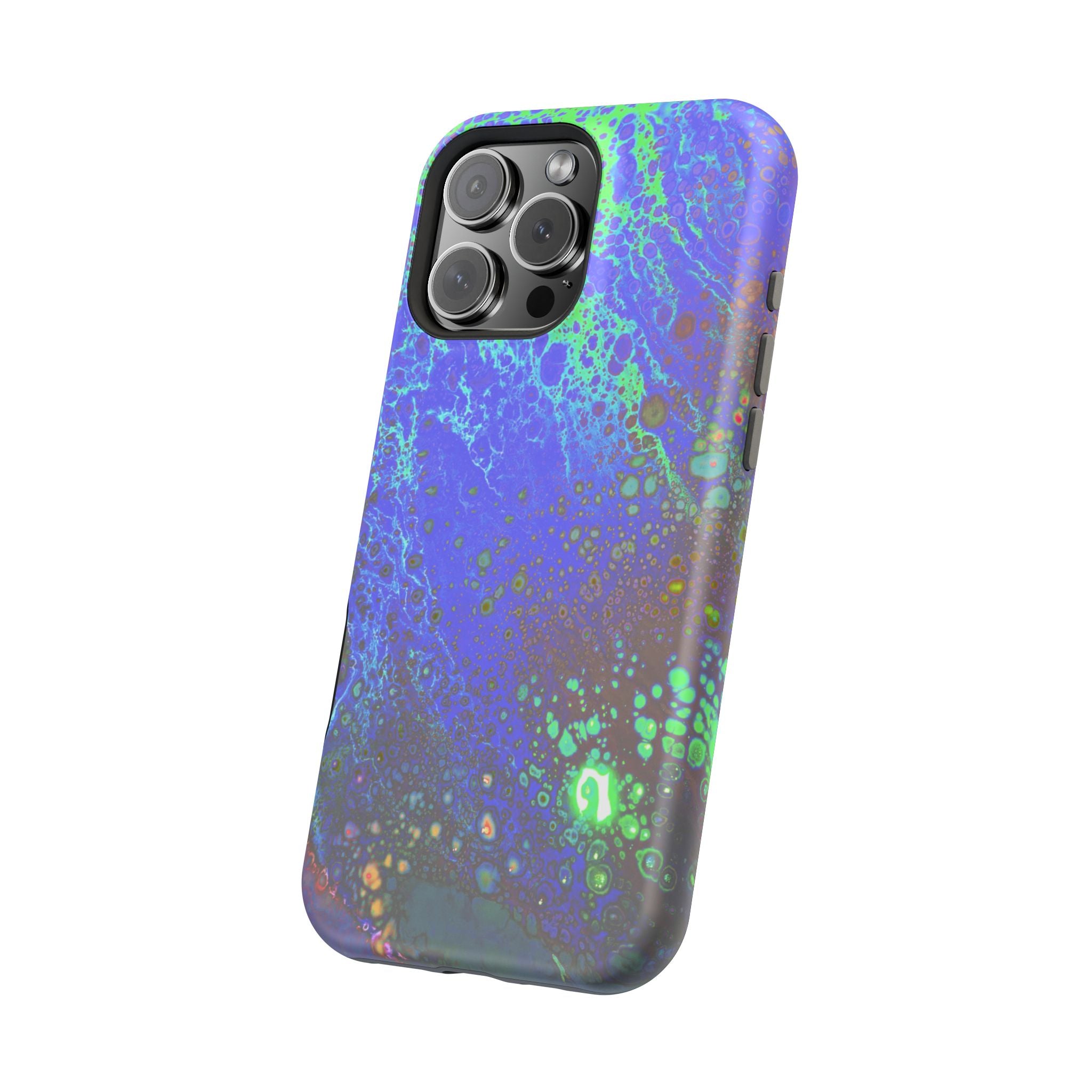 Phantom Core MagSafe iPhone Case – Abstract Art Design, Shockproof for iPhone 14–17 Pro & Pro Max