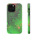 Toxic Pulse MagSafe iPhone Case – Abstract Art Design, Shockproof for iPhone 14–17 Pro & Pro Max