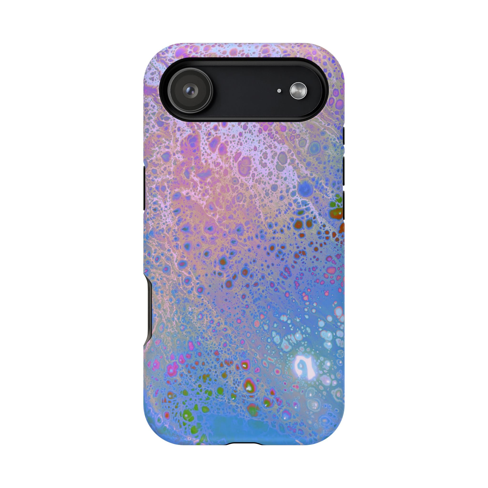 Frozen Vein MagSafe iPhone Case – Abstract Art Design, Shockproof for iPhone 14–17 Pro & Pro Max