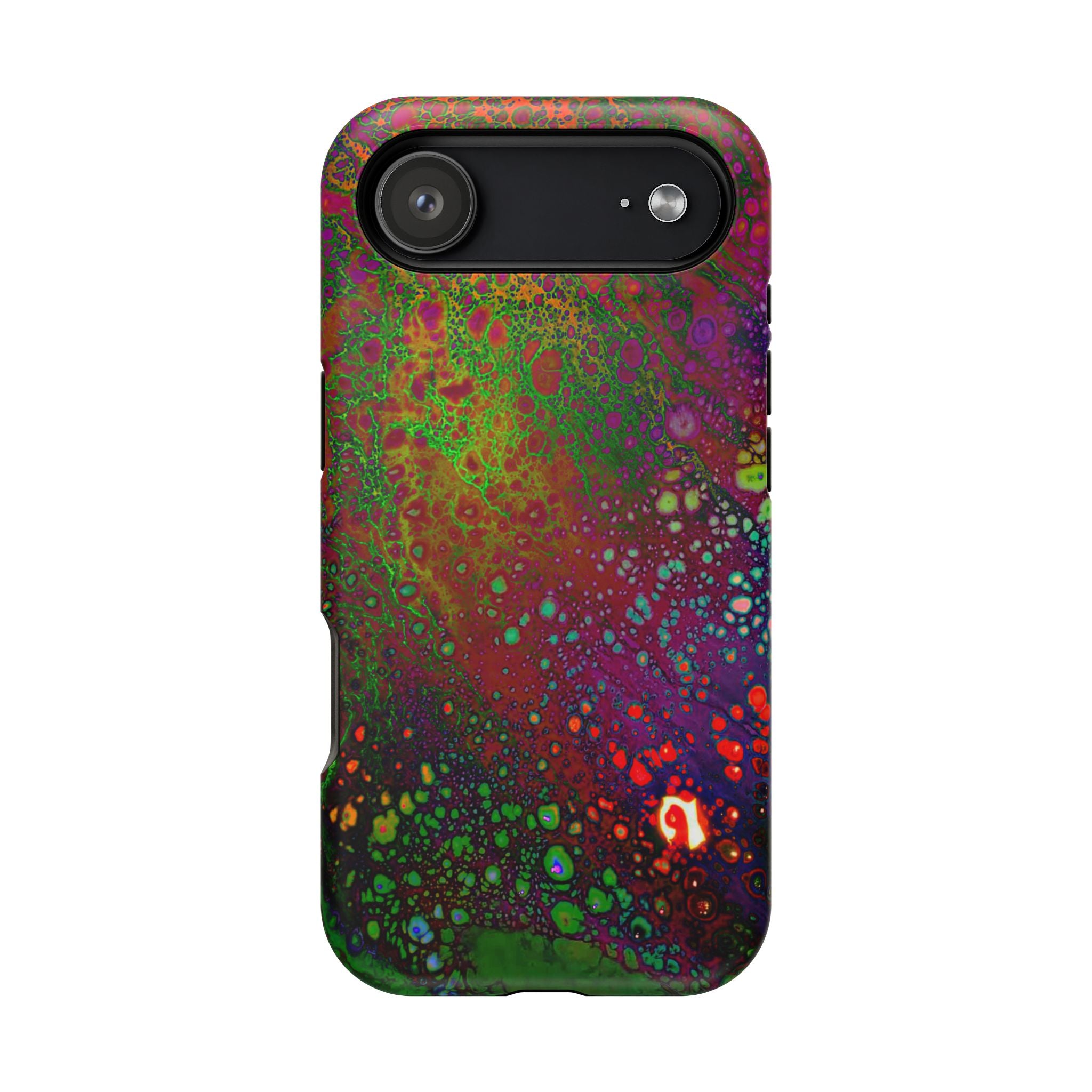 Dark Biolume MagSafe iPhone Case – Abstract Art Design, Shockproof for iPhone 14–17 Pro & Pro Max