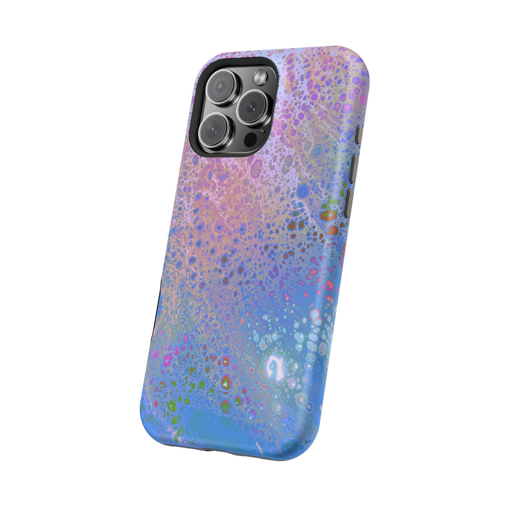 Frozen Vein MagSafe iPhone Case – Abstract Art Design, Shockproof for iPhone 14–17 Pro & Pro Max