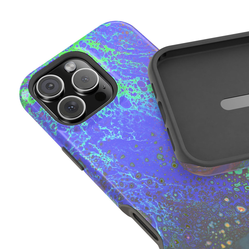 Phantom Core MagSafe iPhone Case – Abstract Art Design, Shockproof for iPhone 14–17 Pro & Pro Max