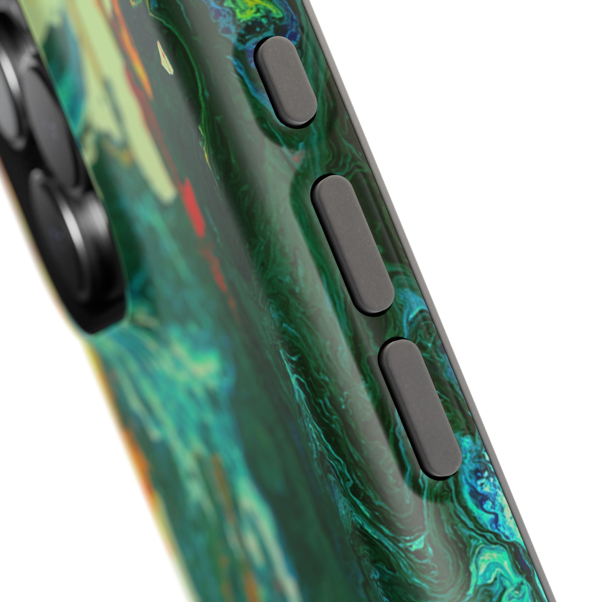 Radioactive Core X MagSafe iPhone Case – Abstract Art Design, Shockproof for iPhone 14–17 Pro & Pro Max