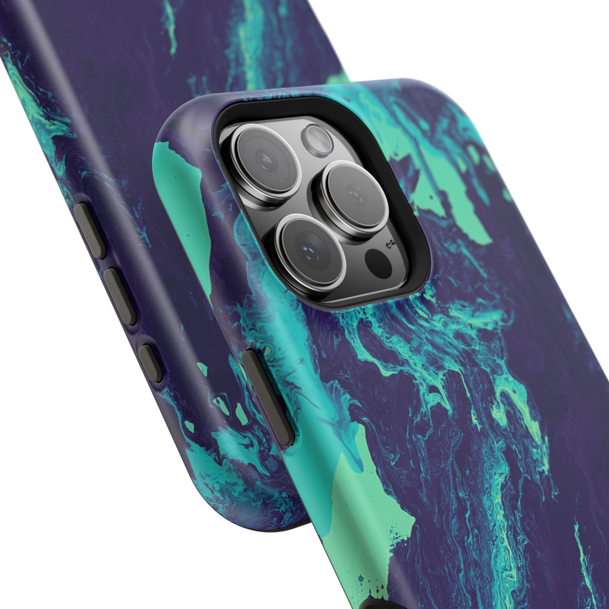 Ocean Collapse X MagSafe iPhone Case – Abstract Art Design, Shockproof for iPhone 14–17 Pro & Pro Max