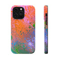 Sunflare Pulse MagSafe iPhone Case – Abstract Art Design, Shockproof for iPhone 14–17 Pro & Pro Max