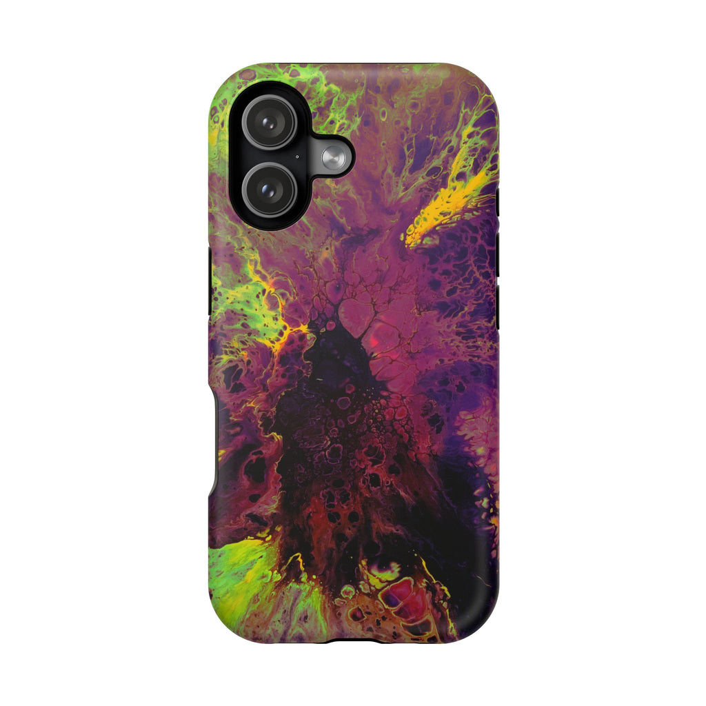 Venom Flow MagSafe iPhone Case – Abstract Art Design, Shockproof for iPhone 14–17 Pro & Pro Max