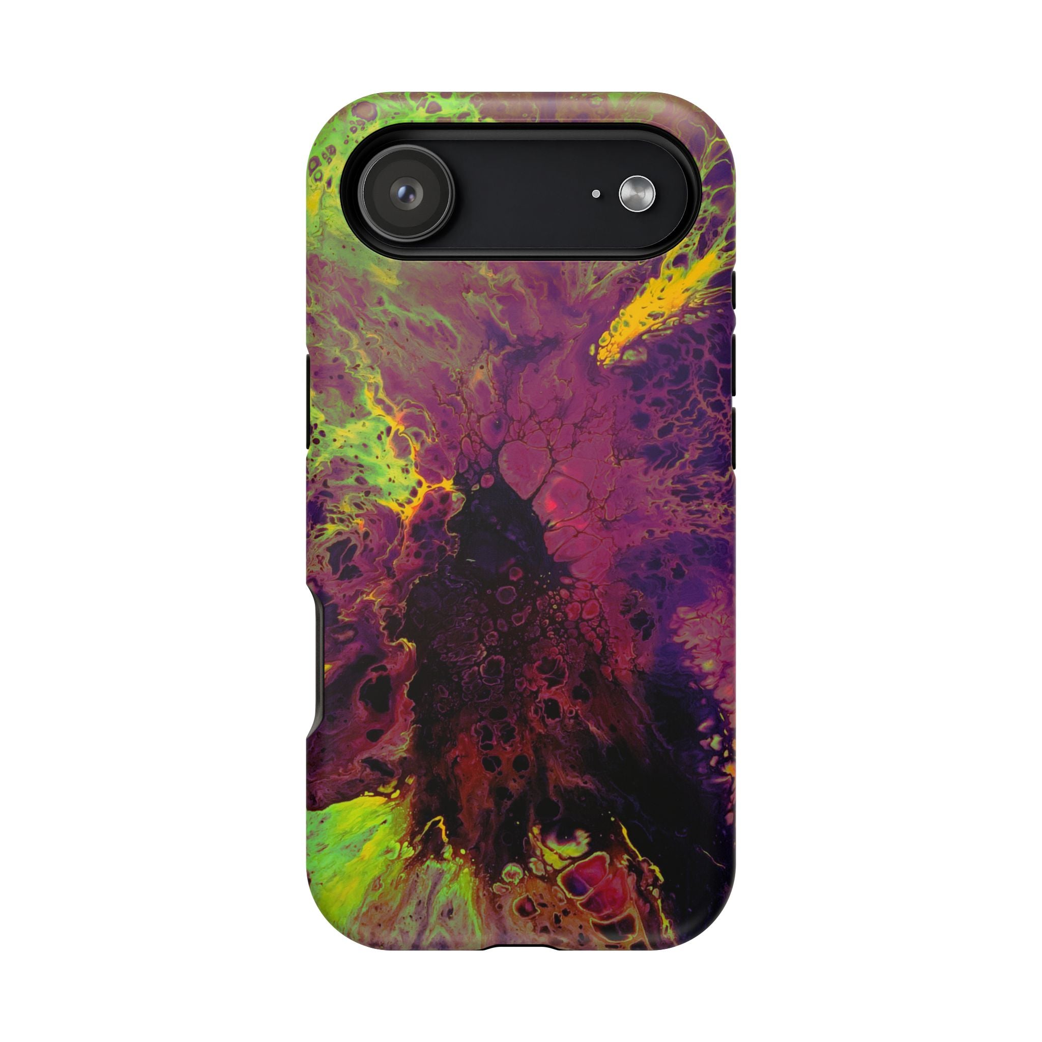Venom Flow MagSafe iPhone Case – Abstract Art Design, Shockproof for iPhone 14–17 Pro & Pro Max