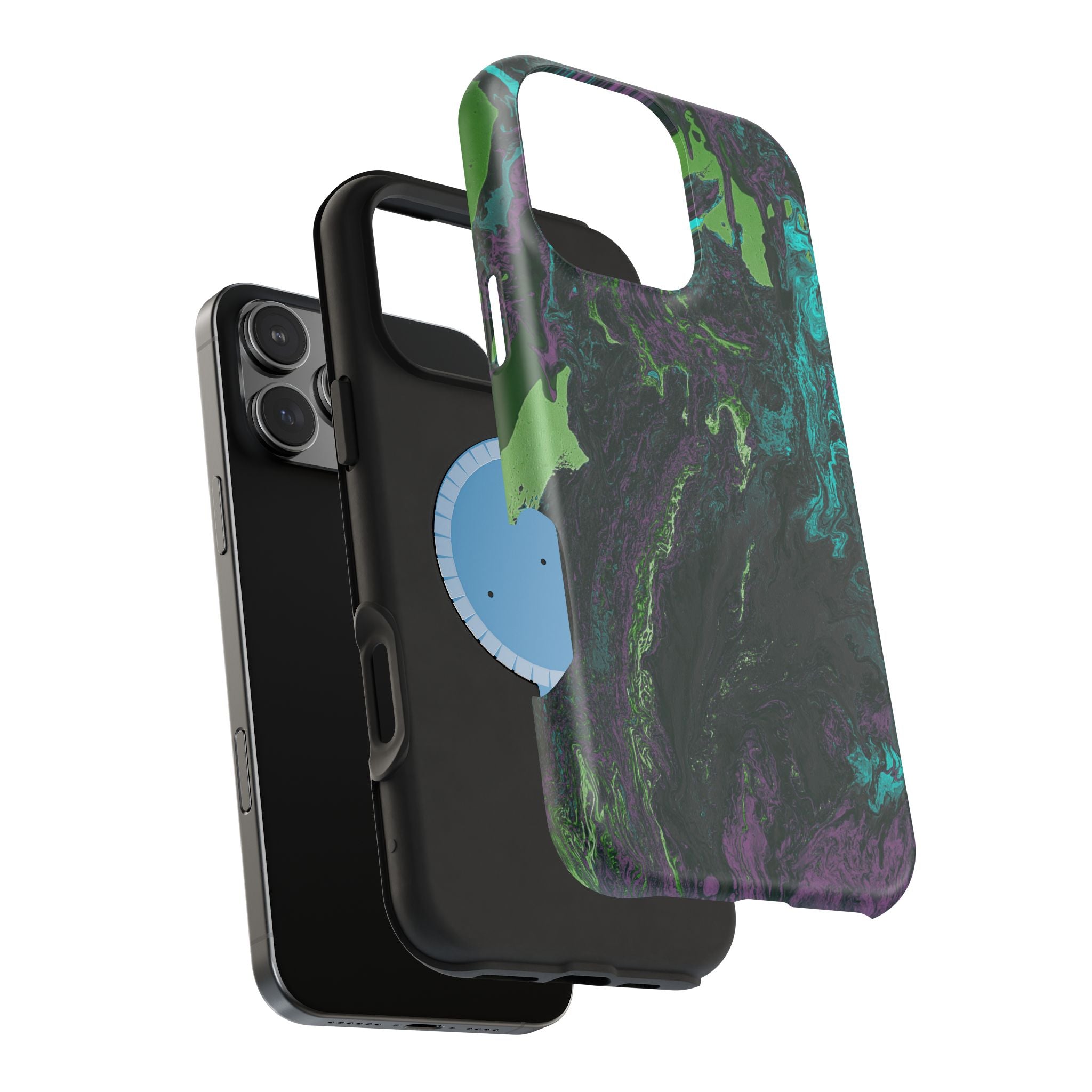 Phantom Surge X MagSafe iPhone Case – Abstract Art Design, Shockproof for iPhone 14–17 Pro & Pro Max