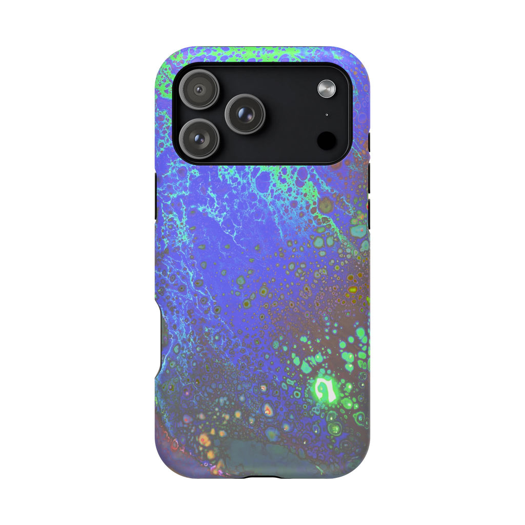 Phantom Core MagSafe iPhone Case – Abstract Art Design, Shockproof for iPhone 14–17 Pro & Pro Max
