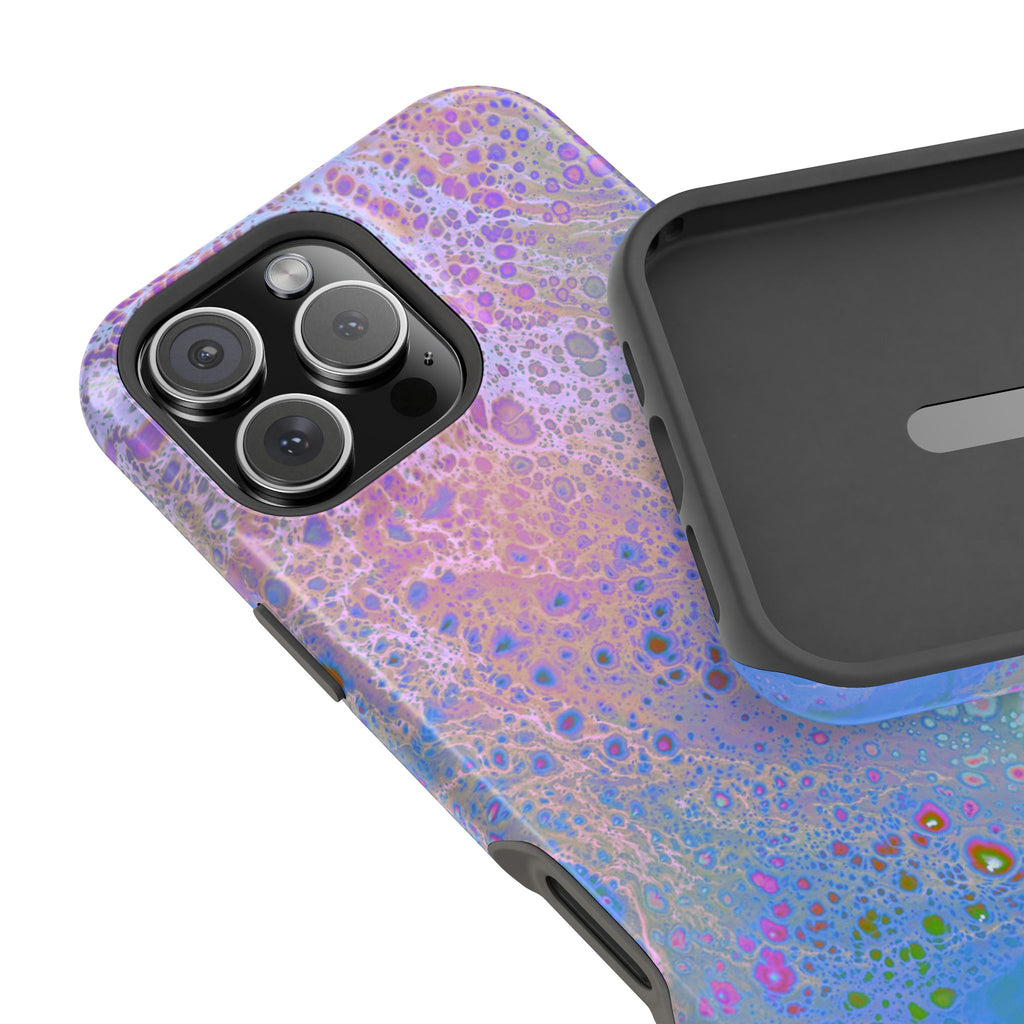 Frozen Vein MagSafe iPhone Case – Abstract Art Design, Shockproof for iPhone 14–17 Pro & Pro Max