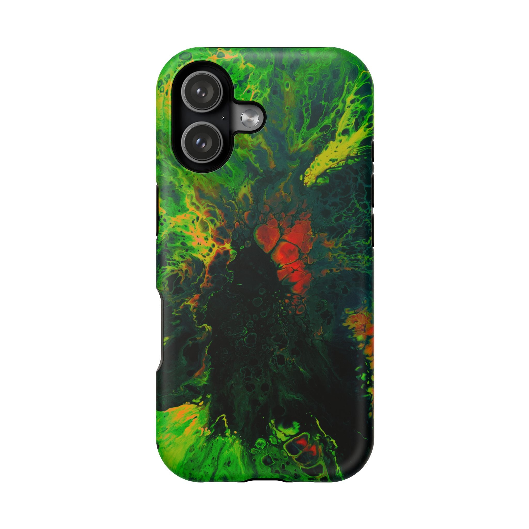 Acid Core MagSafe iPhone Case – Abstract Art Design, Shockproof for iPhone 14–17 Pro & Pro Max