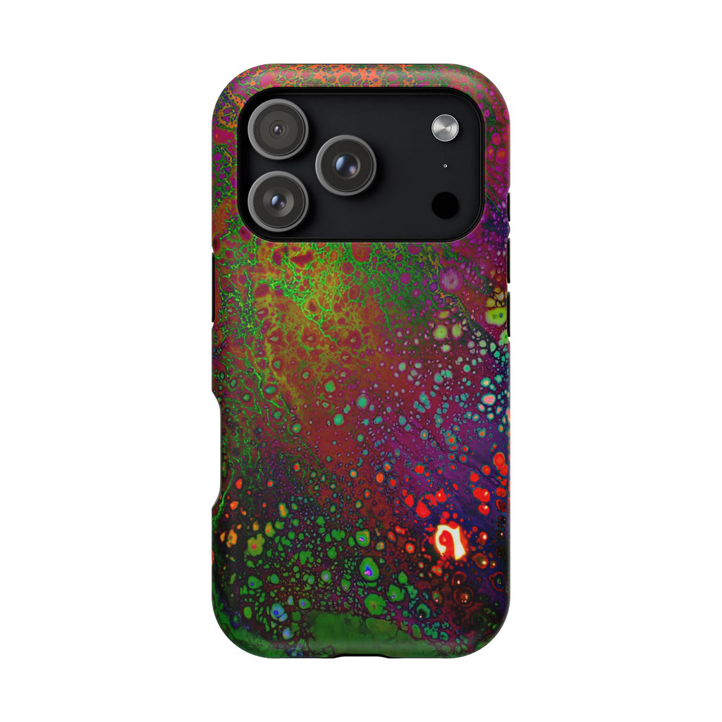 Dark Biolume MagSafe iPhone Case – Abstract Art Design, Shockproof for iPhone 14–17 Pro & Pro Max