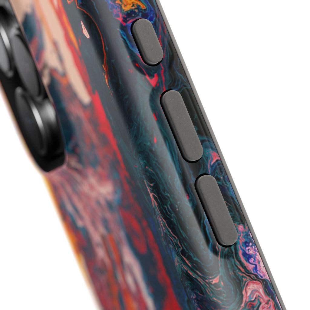 Heatcore X MagSafe iPhone Case – Abstract Art Design, Shockproof for iPhone 14–17 Pro & Pro Max