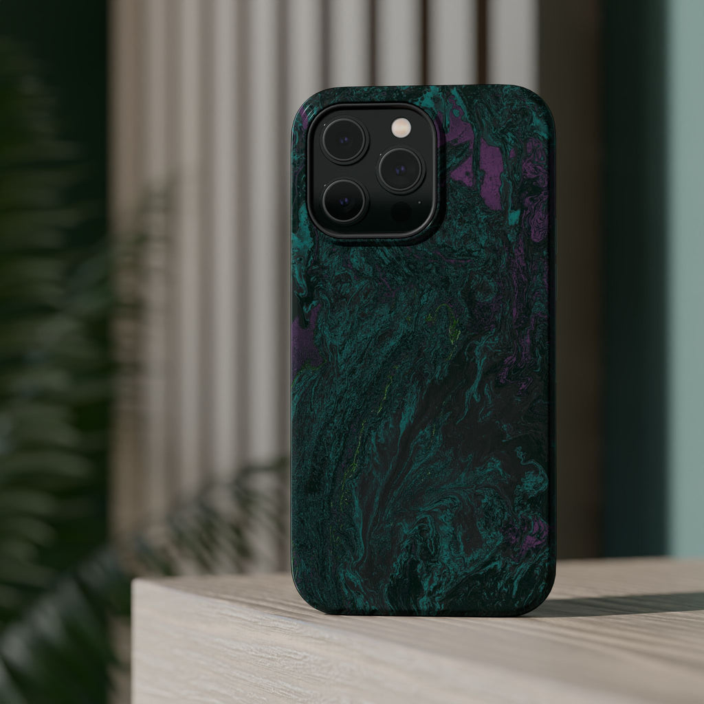 Void Overdrive X MagSafe iPhone Case – Abstract Art Design, Shockproof for iPhone 14–17 Pro & Pro Max
