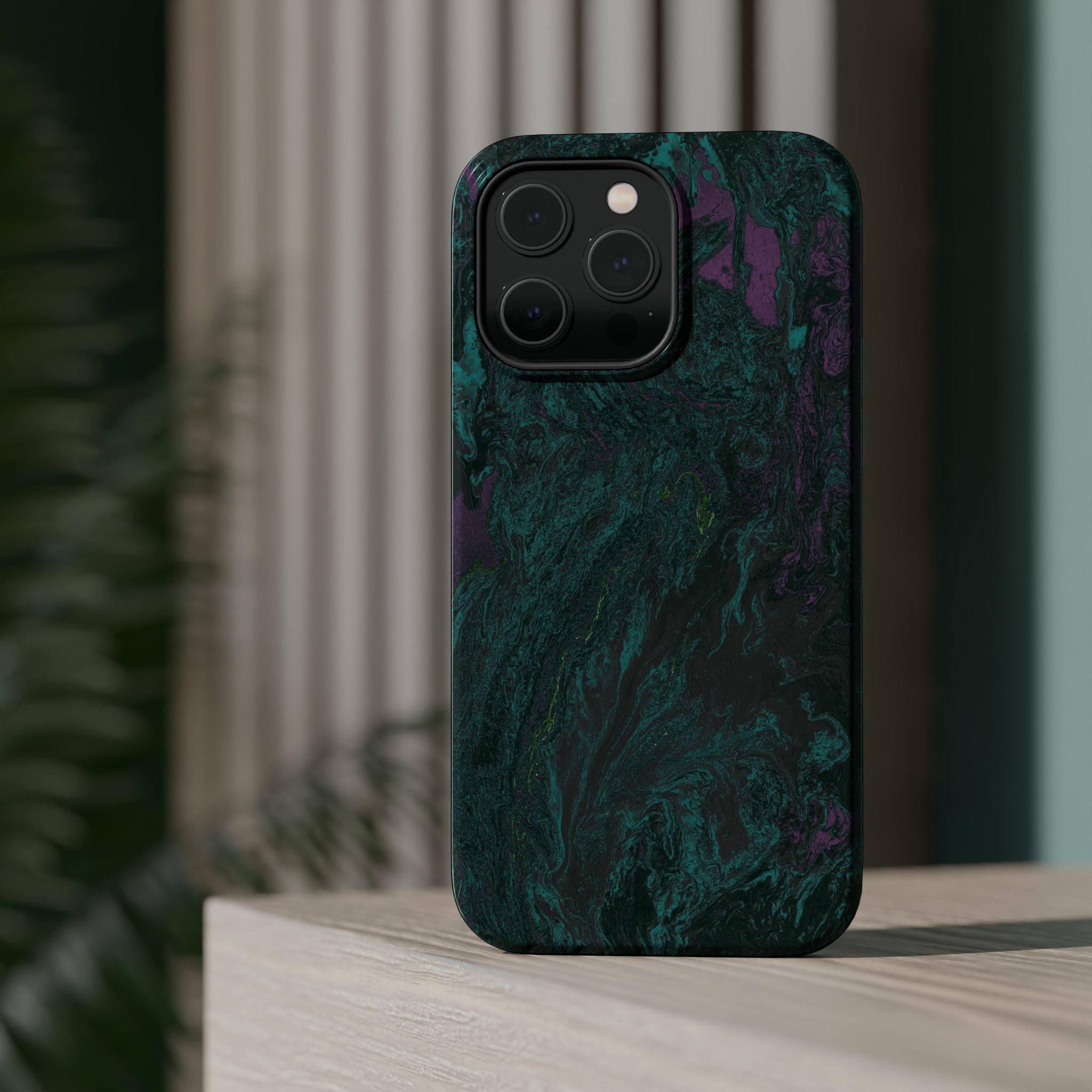Void Overdrive X MagSafe iPhone Case – Abstract Art Design, Shockproof for iPhone 14–17 Pro & Pro Max