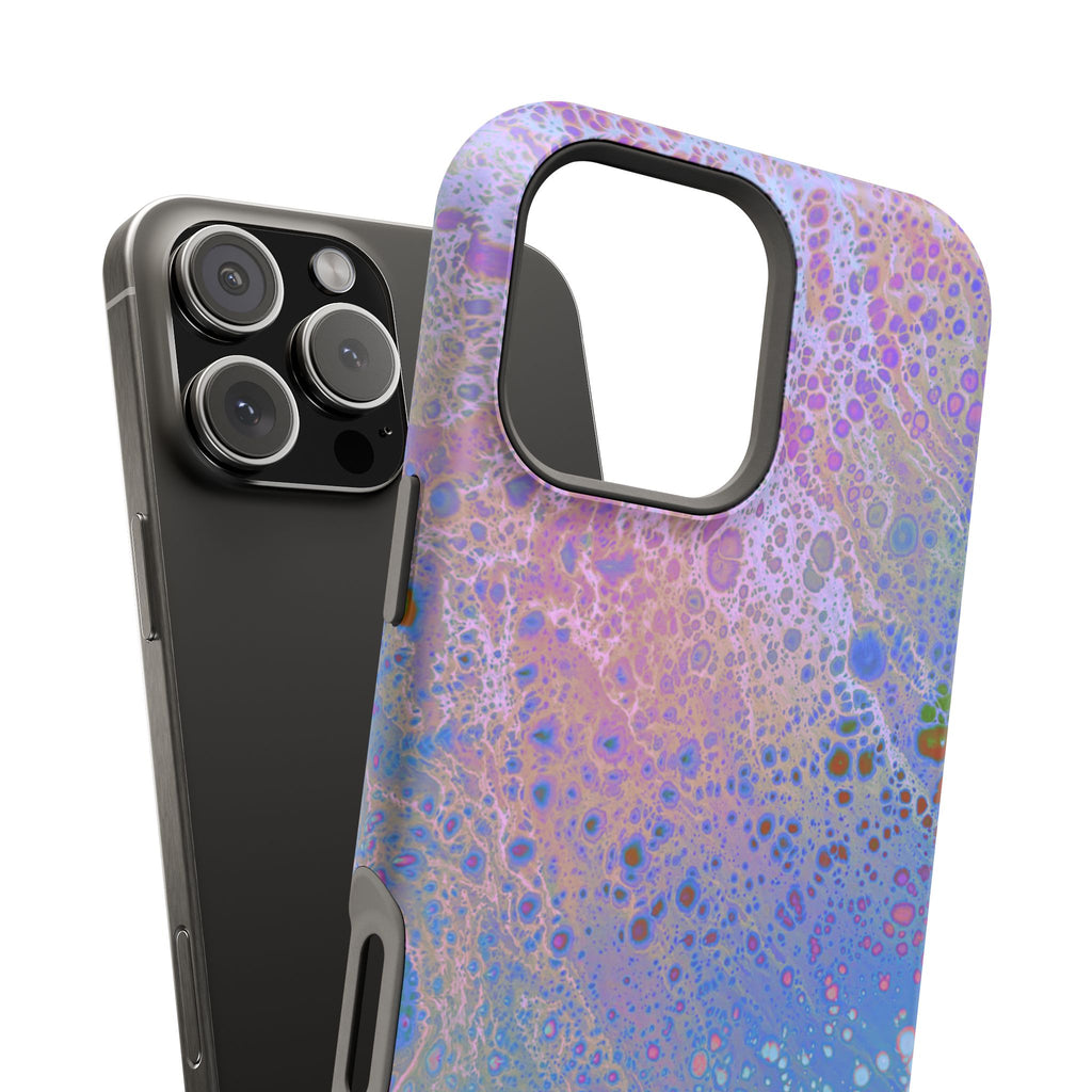 Frozen Vein MagSafe iPhone Case – Abstract Art Design, Shockproof for iPhone 14–17 Pro & Pro Max