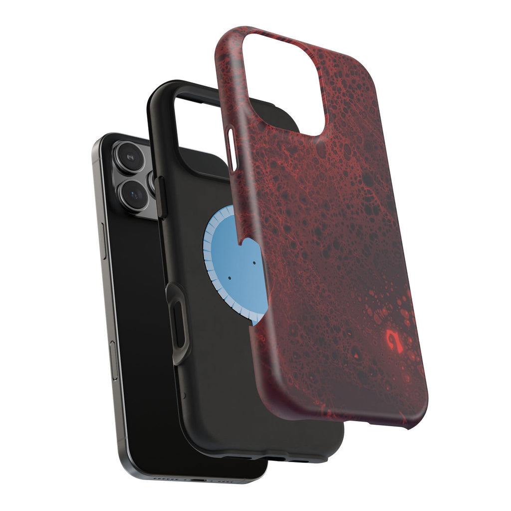 Infernal Burst MagSafe iPhone Case – Abstract Art Design, Shockproof for iPhone 14–17 Pro & Pro Max