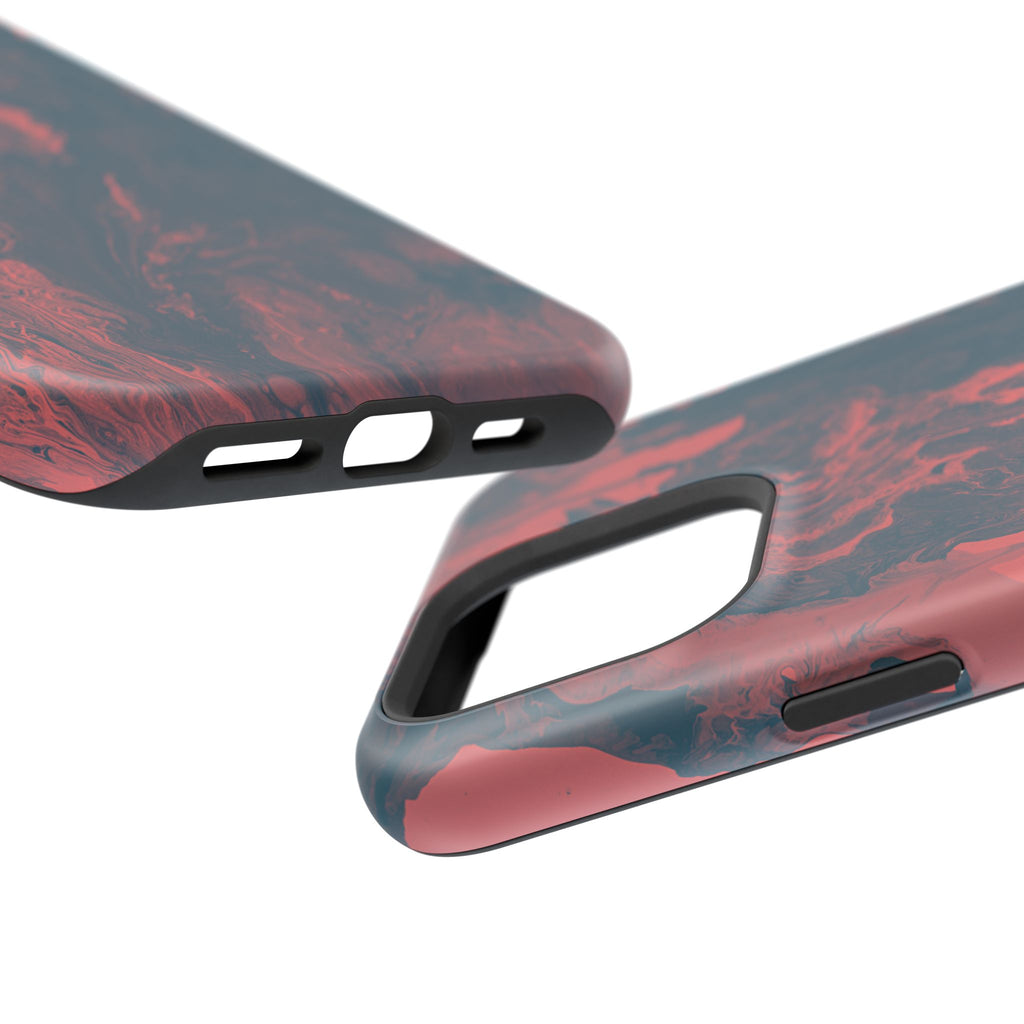 Eclipse Collapse X MagSafe iPhone Case – Abstract Art Design, Shockproof for iPhone 14–17 Pro & Pro Max