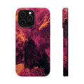 Dark Bloom X MagSafe iPhone Case – Abstract Art Design, Shockproof for iPhone 14–17 Pro & Pro Max