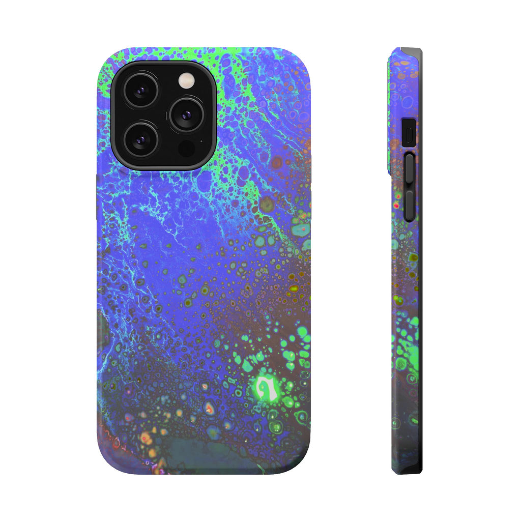 Phantom Core MagSafe iPhone Case – Abstract Art Design, Shockproof for iPhone 14–17 Pro & Pro Max
