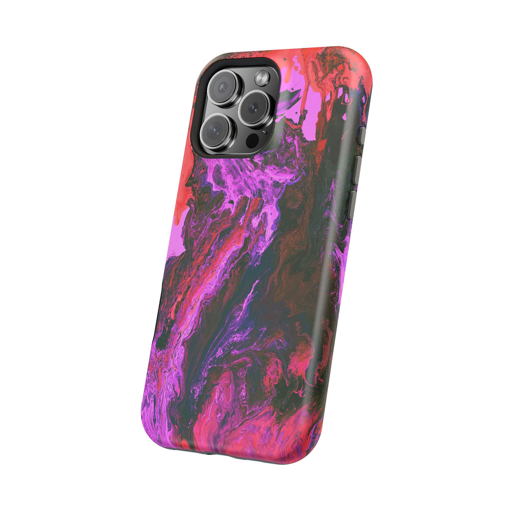 Petal Overdrive X MagSafe iPhone Case – Abstract Art Design, Shockproof for iPhone 14–17 Pro & Pro Max