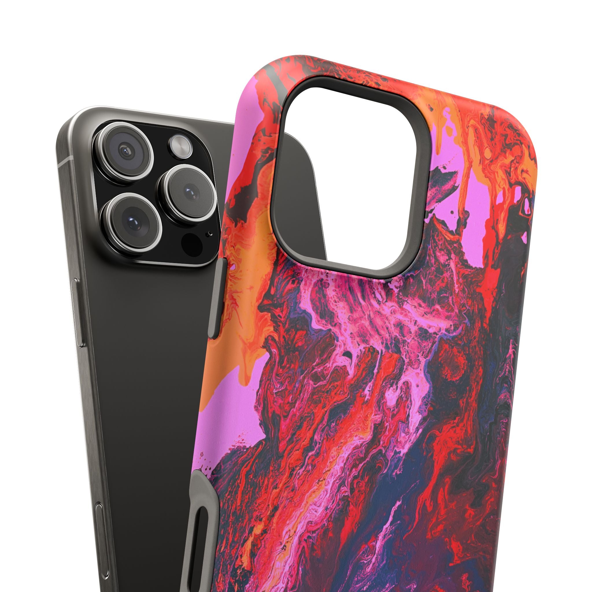 Ignition Core X MagSafe iPhone Case – Abstract Art Design, Shockproof for iPhone 14–17 Pro & Pro Max