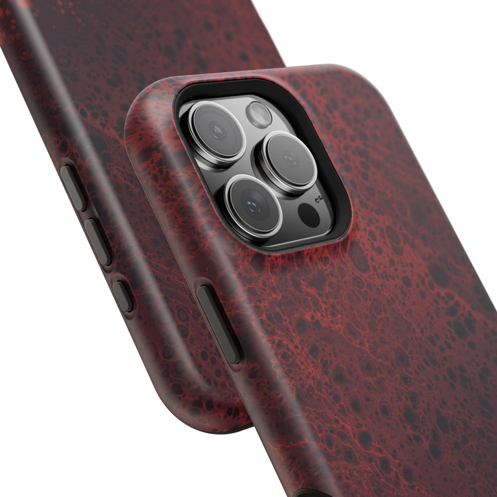 Infernal Burst MagSafe iPhone Case – Abstract Art Design, Shockproof for iPhone 14–17 Pro & Pro Max