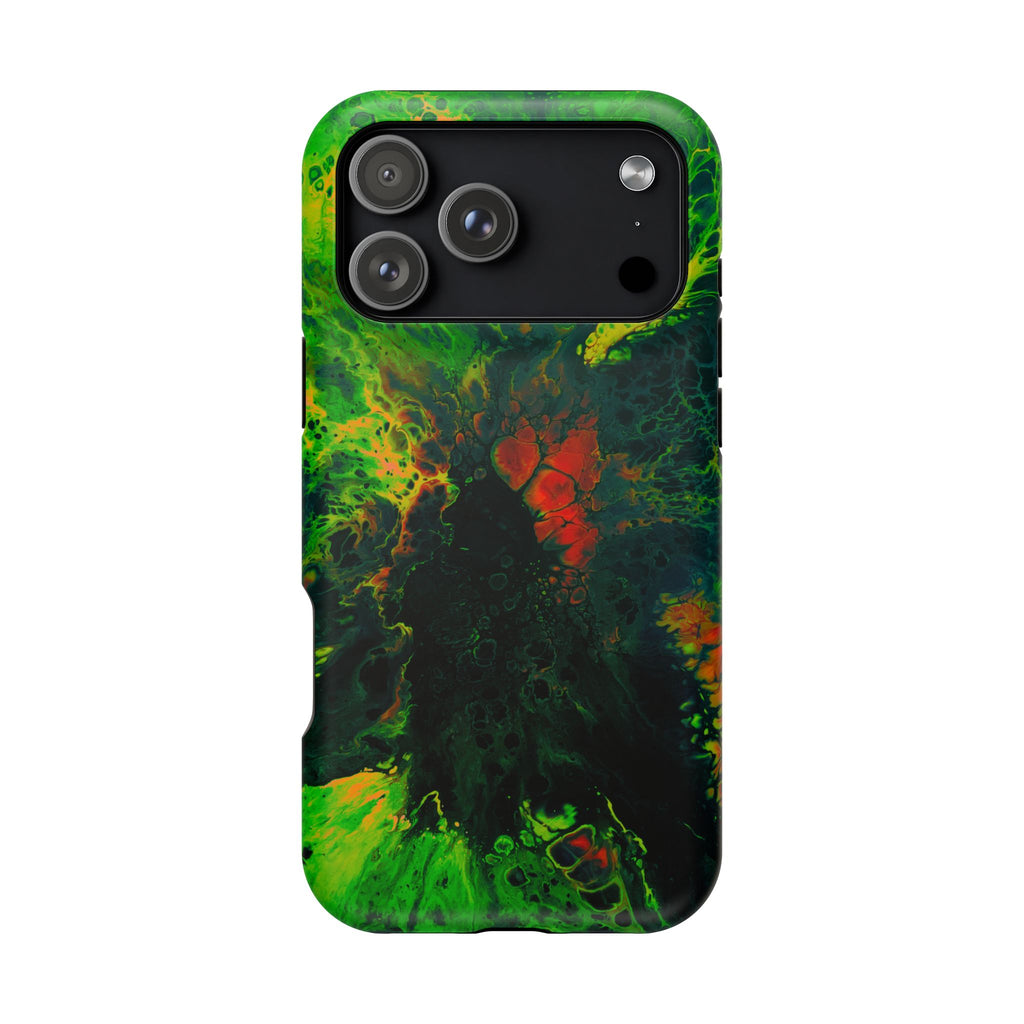 Acid Core MagSafe iPhone Case – Abstract Art Design, Shockproof for iPhone 14–17 Pro & Pro Max