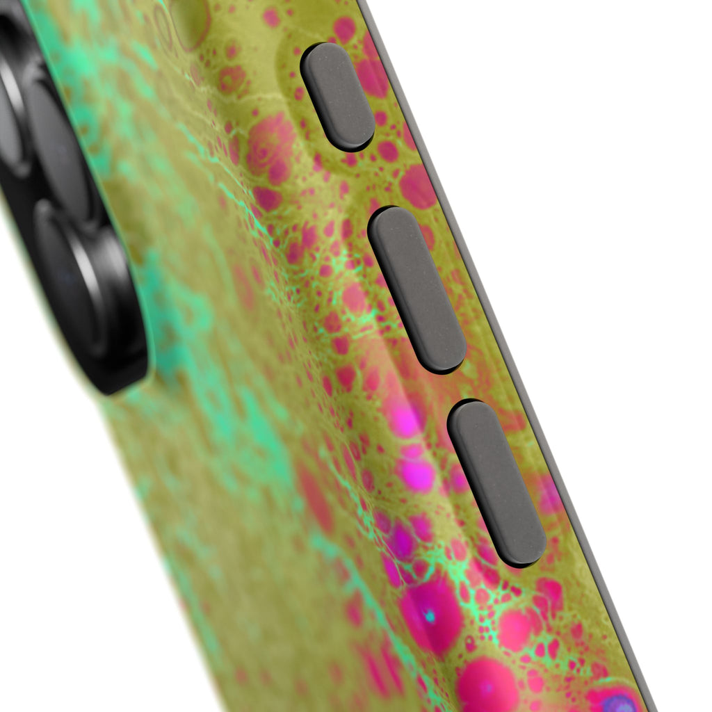 Orbit Pulse MagSafe iPhone Case – Abstract Art Design, Shockproof for iPhone 14–17 Pro & Pro Max