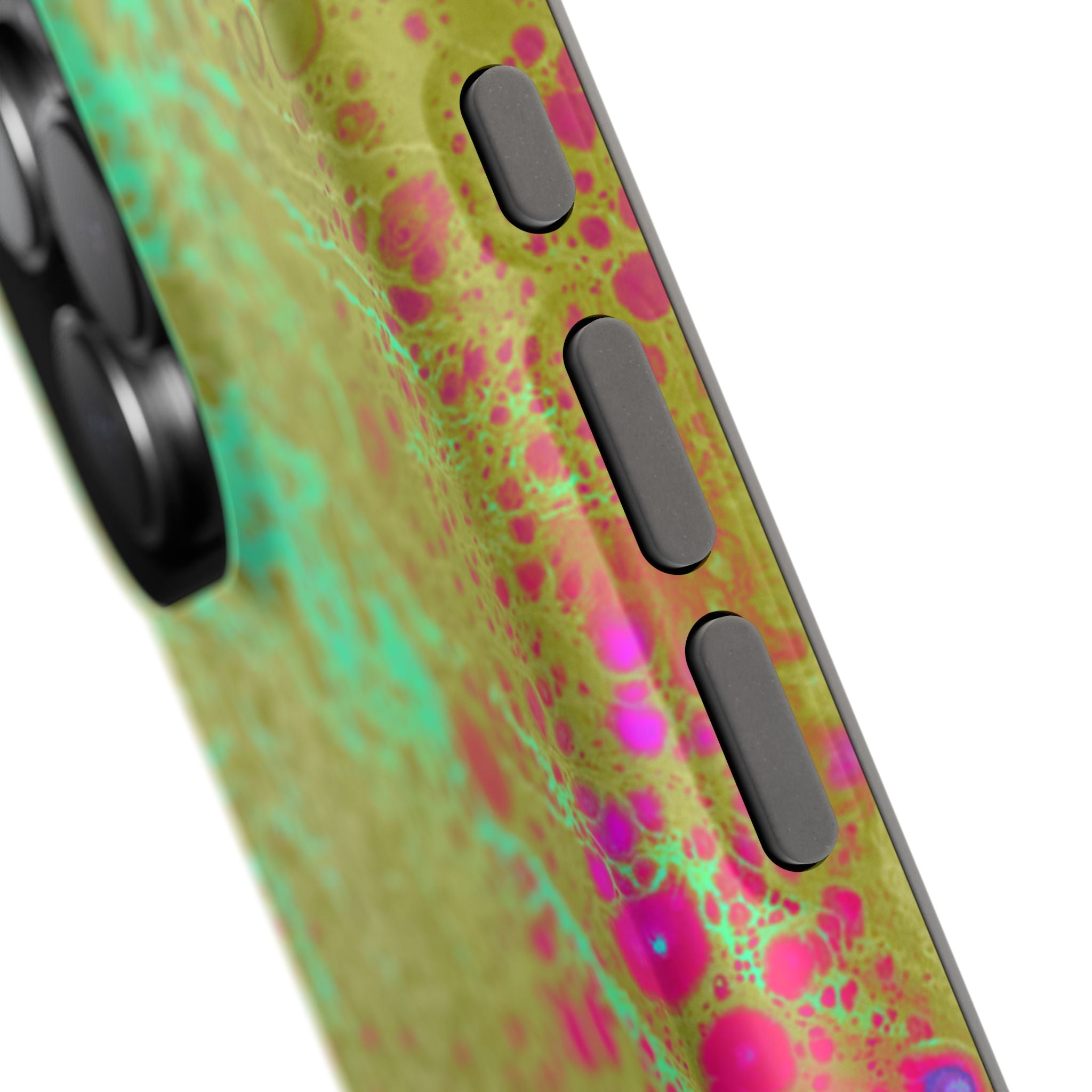 Orbit Pulse MagSafe iPhone Case – Abstract Art Design, Shockproof for iPhone 14–17 Pro & Pro Max