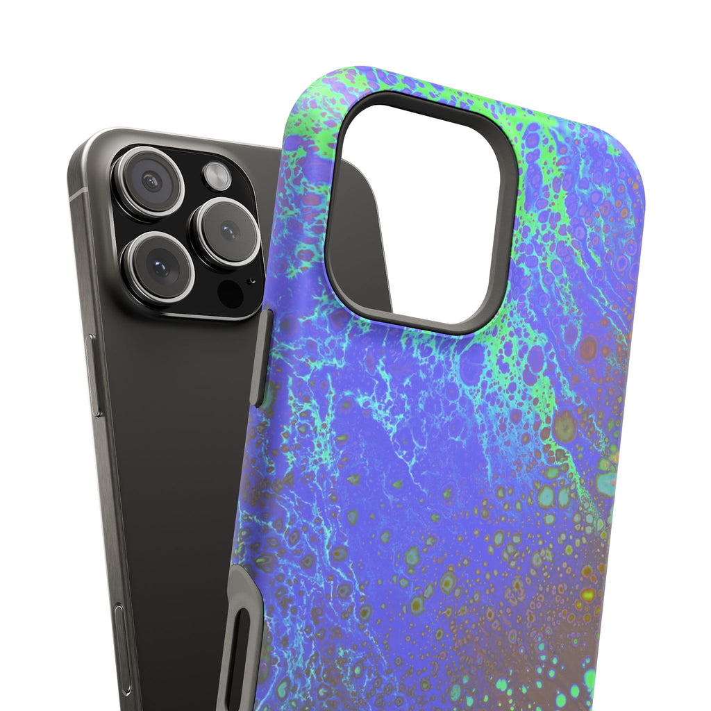 Phantom Core MagSafe iPhone Case – Abstract Art Design, Shockproof for iPhone 14–17 Pro & Pro Max