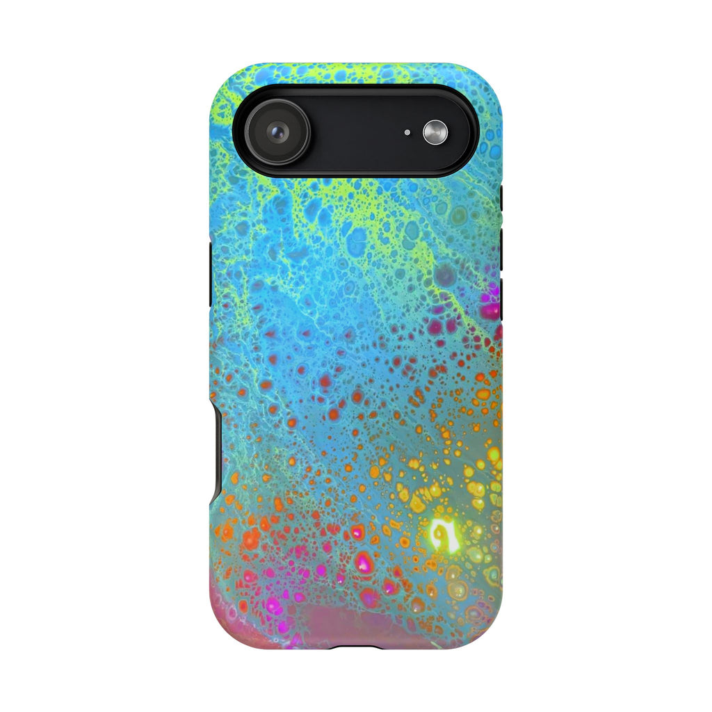Dream Bloom MagSafe iPhone Case – Abstract Art Design, Shockproof for iPhone 14–17 Pro & Pro Max
