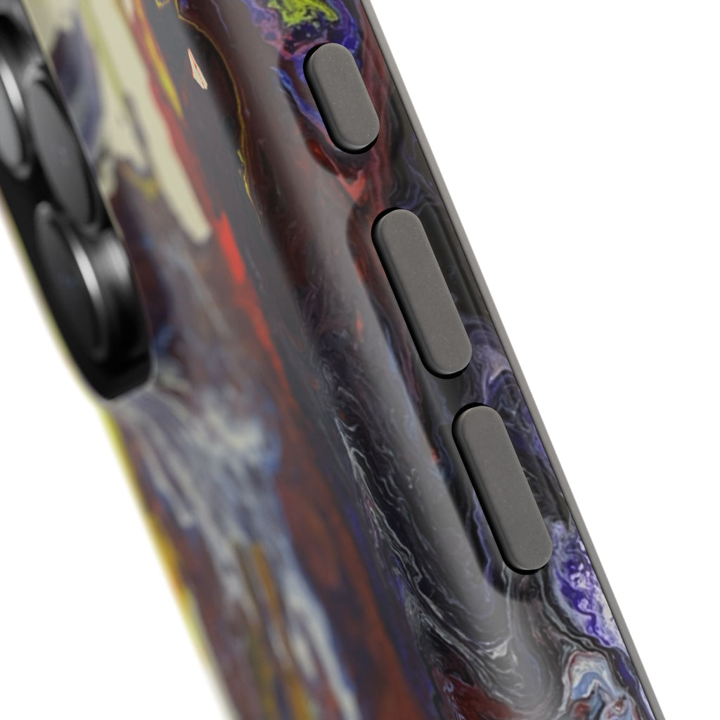 Lightwave Distortion X MagSafe iPhone Case – Abstract Art Design, Shockproof for iPhone 14–17 Pro & Pro Max