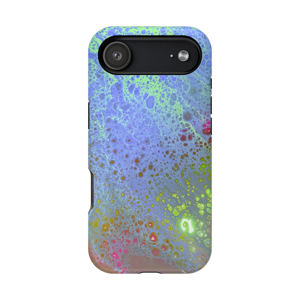 Arctic Pulse MagSafe iPhone Case – Abstract Art Design, Shockproof for iPhone 14–17 Pro & Pro Max