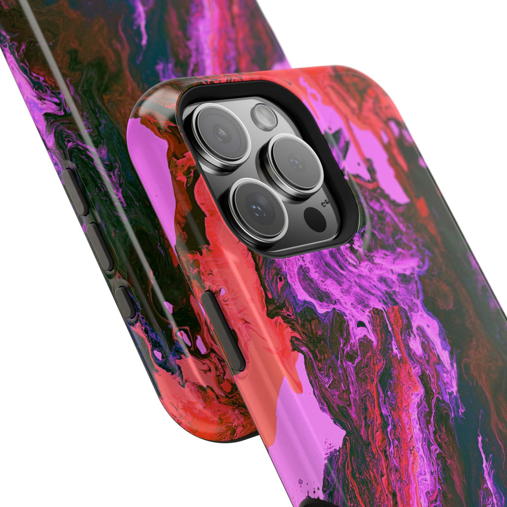 Petal Overdrive X MagSafe iPhone Case – Abstract Art Design, Shockproof for iPhone 14–17 Pro & Pro Max