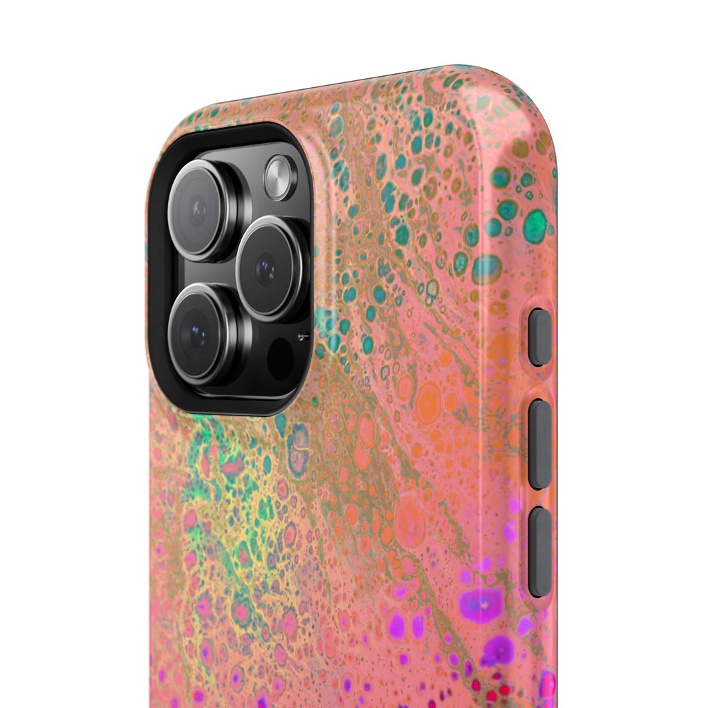 Hypernova Flow MagSafe iPhone Case – Abstract Art Design, Shockproof for iPhone 14–17 Pro & Pro Max