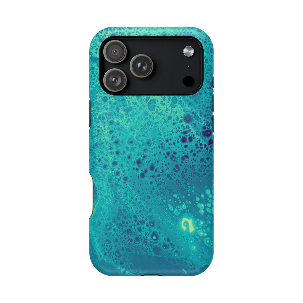 Deepwave Collapse MagSafe iPhone Case – Abstract Art Design, Shockproof for iPhone 14–17 Pro & Pro Max