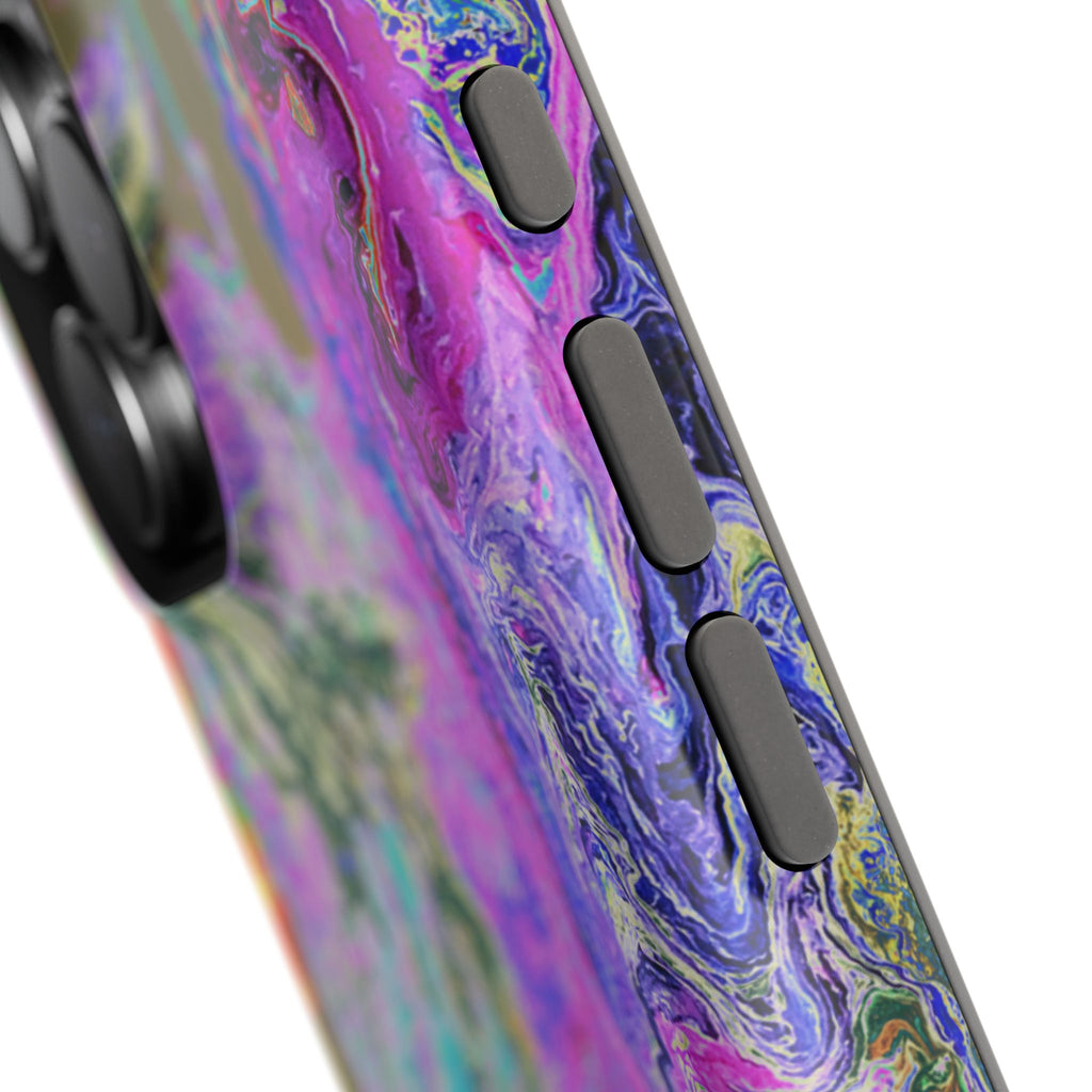 Spectrum Surge X MagSafe iPhone Case – Abstract Art Design, Shockproof for iPhone 14–17 Pro & Pro Max