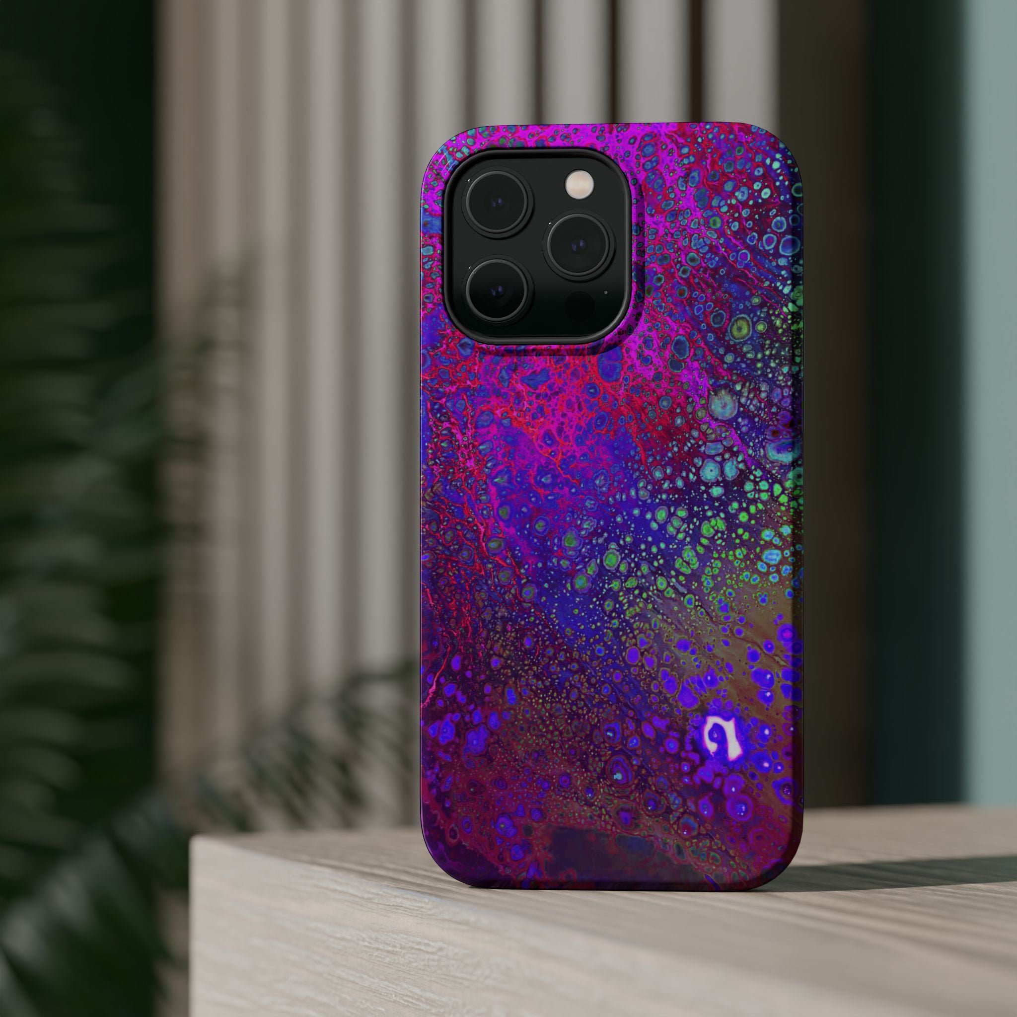 Infinity Reactor X MagSafe iPhone Case – Abstract Art Design, Shockproof for iPhone 14–17 Pro & Pro Max