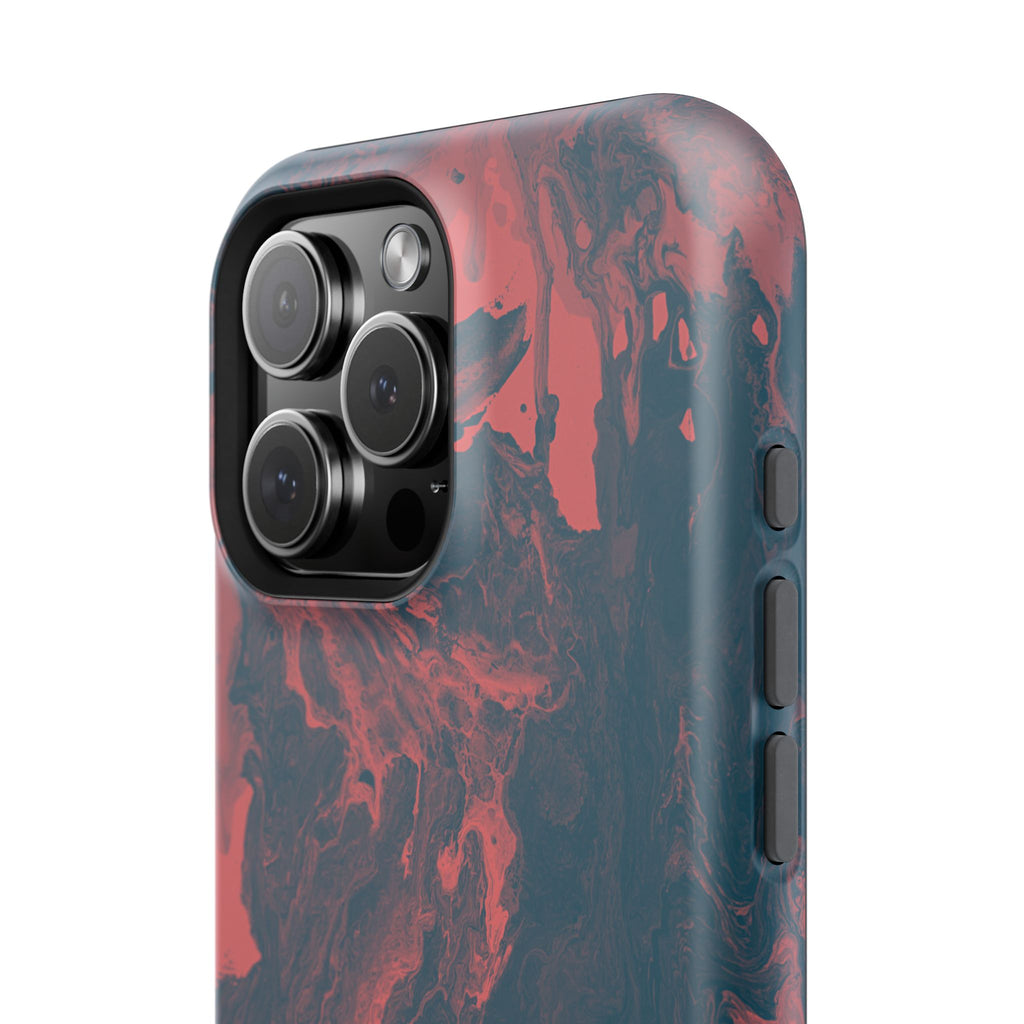 Eclipse Collapse X MagSafe iPhone Case – Abstract Art Design, Shockproof for iPhone 14–17 Pro & Pro Max