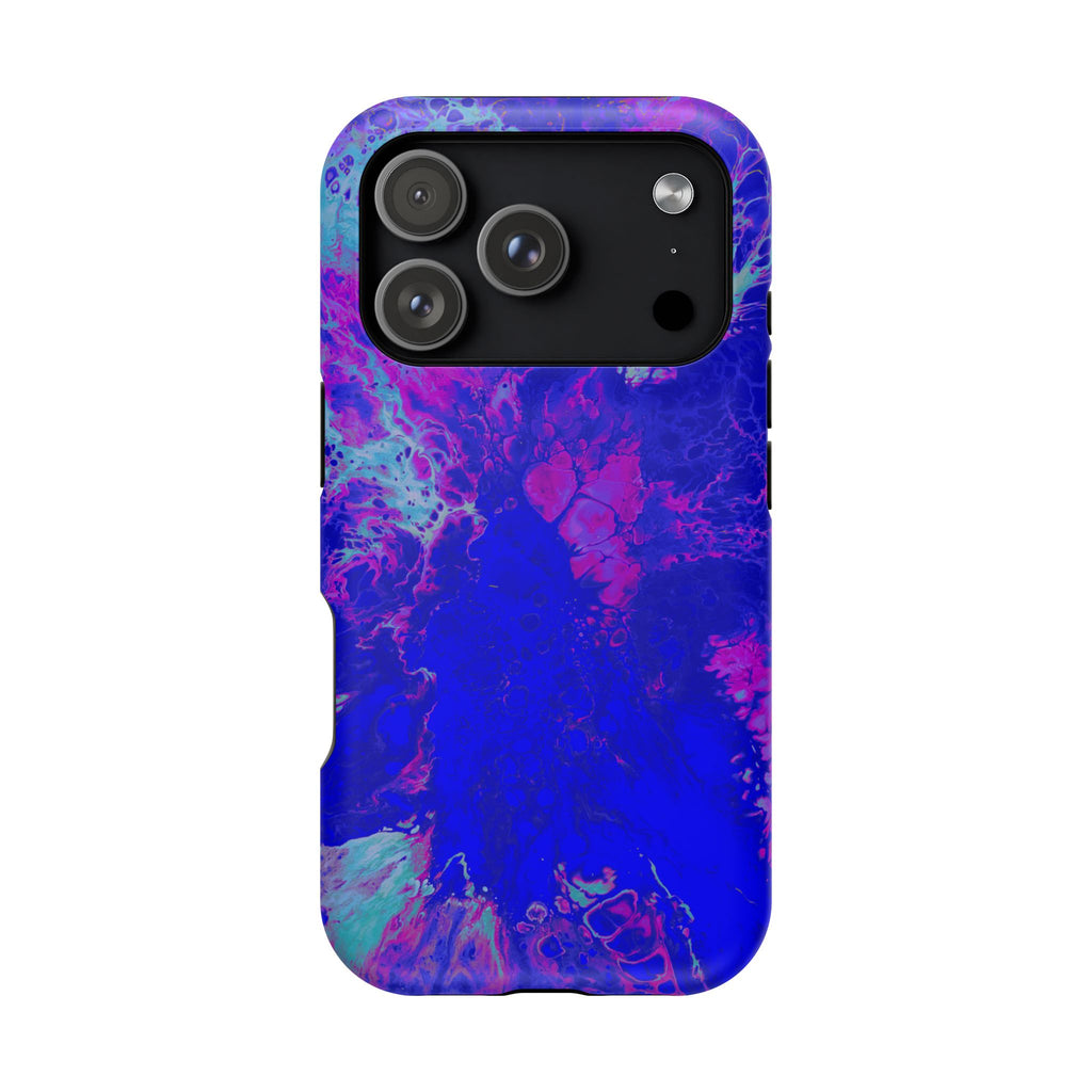 Electric Current MagSafe iPhone Case – Abstract Art Design, Shockproof for iPhone 14–17 Pro & Pro Max