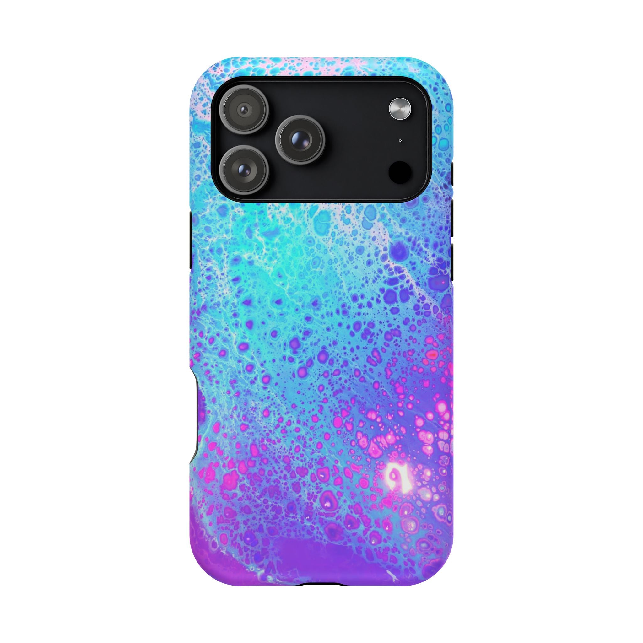 Polar Surge MagSafe iPhone Case – Abstract Art Design, Shockproof for iPhone 14–17 Pro & Pro Max