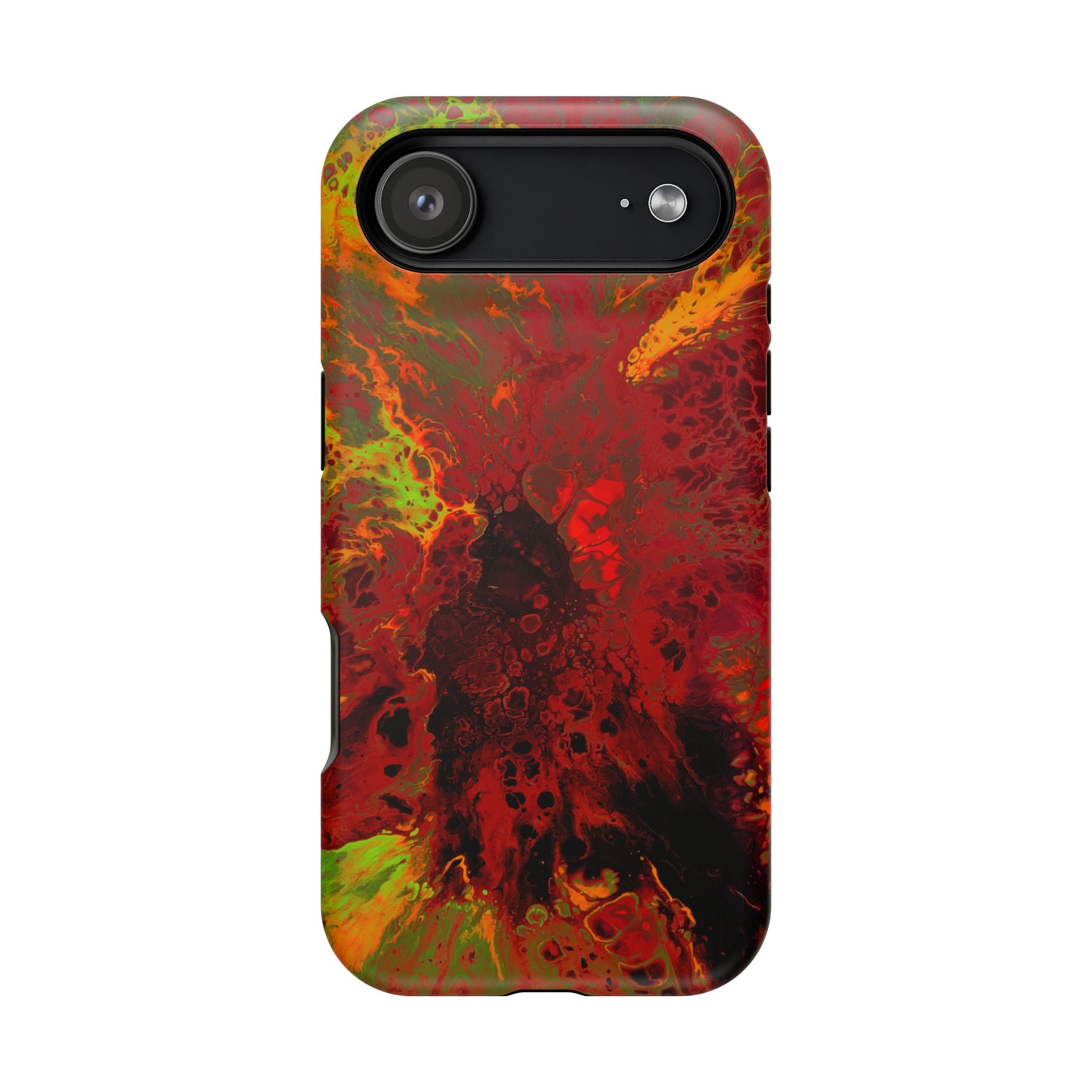 Photon Bloom MagSafe iPhone Case – Abstract Art Design, Shockproof for iPhone 14–17 Pro & Pro Max